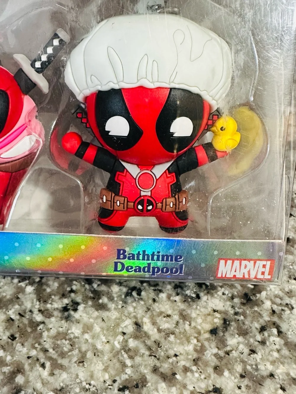 Marvel Deadpool Bag Clip 3-Pack -Unicorn,Cupcake,and Bathtime Figures